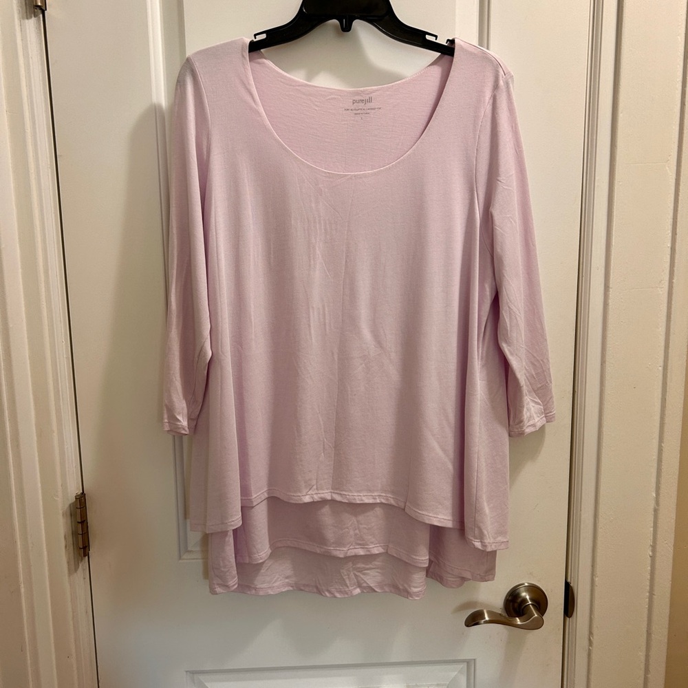 Elegant Light Pink Women's Blouse